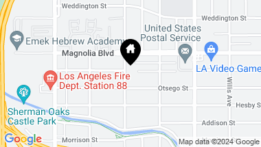 Map of 5128 Noble Avenue, Sherman Oaks CA, 91403