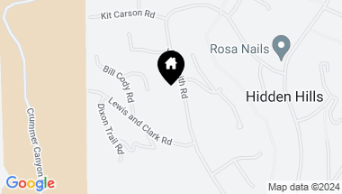 Map of 5565 JED SMITH Road, Hidden Hills CA, 91302