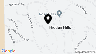 Map of 24810 JACOB HAMBLIN Road, Hidden Hills CA, 91302