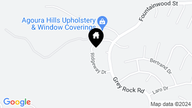 Map of 29646 Ridgeway Drive, Agoura Hills CA, 91301
