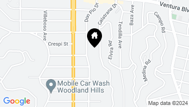 Map of 5200 Don Pio Drive, Woodland Hills CA, 91364