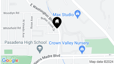Map of 2887 Ashley Drive, Pasadena CA, 91107