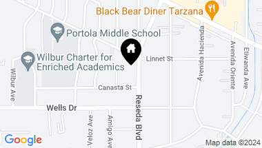 Map of 5159 Mecca Avenue, Tarzana CA, 91356