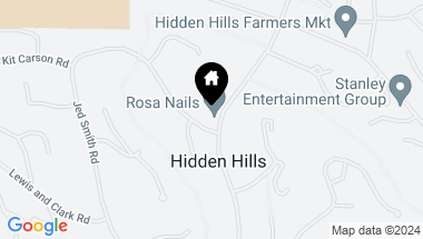 Map of 5889 JED SMITH Road, Hidden Hills CA, 91302