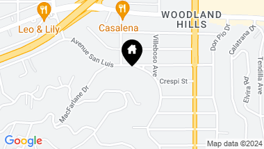 Map of 22144 Avenue San Luis, Woodland Hills CA, 91364
