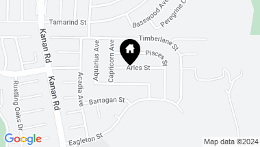 Map of 28744 Aries Street, Agoura Hills CA, 91301