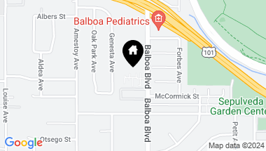 Map of 5301 Balboa BLVD Unit: J6, ENCINO CA, 91316