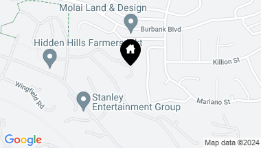Map of 24304 Little Valley Road, Hidden Hills CA, 91302