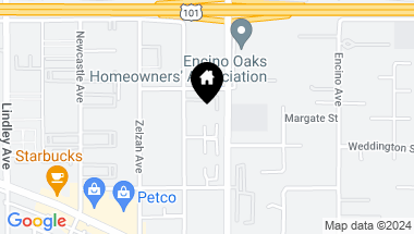 Map of 5305 White Oak Avenue F, Encino CA, 91316