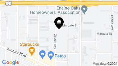 Map of 5320 Zelzah Ave Unit: 109, Encino CA, 91316