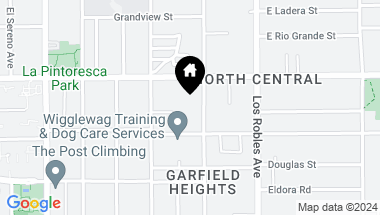 Map of 1279 N Garfield Avenue, Pasadena CA, 91104