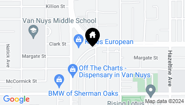 Map of 5366 Circle Drive, Sherman Oaks CA, 91401