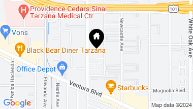 Map of 5334 Lindley Avenue 208, Encino CA, 91316