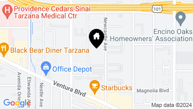 Map of 5339 Newcastle Avenue 112, Encino CA, 91316