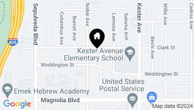 Map of 5345 Norwich Avenue, Sherman Oaks CA, 91411