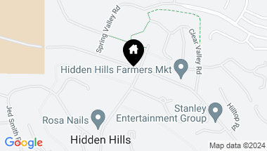 Map of 5717 Round Meadow Rd, Hidden Hills CA, 91302
