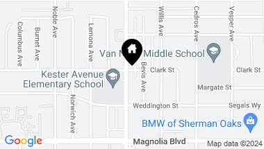 Map of 5360 Kester Ave Unit: 13, Sherman Oaks CA, 91411