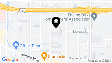Map of 5400 Newcastle Avenue 35, Encino CA, 91316