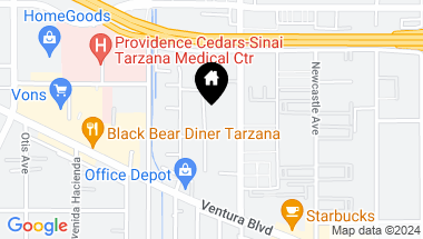 Map of 5400 Garden Grove Avenue, Tarzana CA, 91356