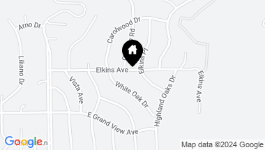 Map of 128 Elkins Avenue, Arcadia CA, 91006
