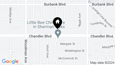 Map of 13463 Chandler Boulevard, Sherman Oaks CA, 91401