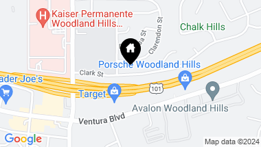 Map of 20757 Clark Street, Woodland Hills CA, 91367