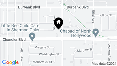 Map of 5414 Nagle Avenue, Sherman Oaks CA, 91401