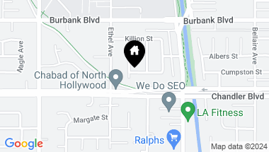 Map of 5420 Wortser Ave, Sherman Oaks CA, 91401