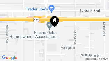 Map of 5460 White Oak Ave Unit: F202, Encino CA, 91316