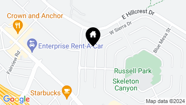 Map of 3268 W Sierra Drive, Westlake Village CA, 91362