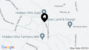 Map of 5949 Clear Valley Road, Hidden Hills CA, 91302
