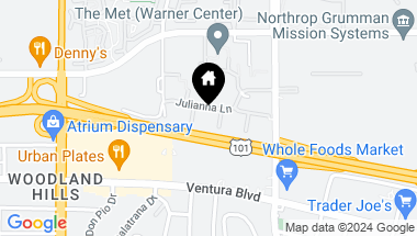 Map of 5530 Owensmouth Avenue 201, Woodland Hills CA, 91367