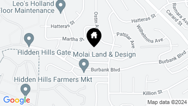 Map of 5540 Franrivers Avenue, Woodland Hills CA, 91367