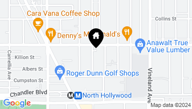 Map of 5554 KLUMP Avenue, North Hollywood CA, 91601