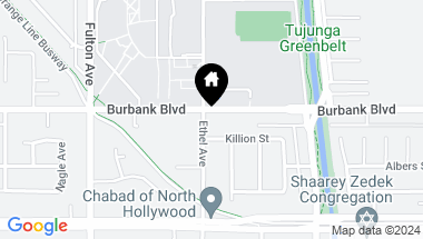 Map of 13060 Burbank Boulevard, Sherman Oaks CA, 91401