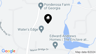 Map of 12575 Waters Edge Drive, Milton GA, 30004