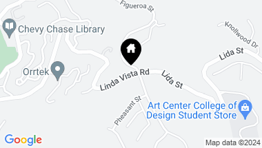 Map of 0 Linda Vista, Glendale CA, 91206