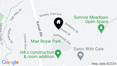 Map of 172 Satinwood Avenue, Oak Park CA, 91377
