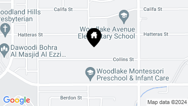 Map of 23355 Collins Street, Woodland Hills CA, 91367