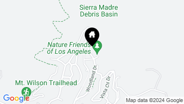Map of 752 Woodland Drive, Sierra Madre CA, 91024