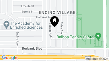 Map of 5711 Graves Avenue, Encino CA, 91316