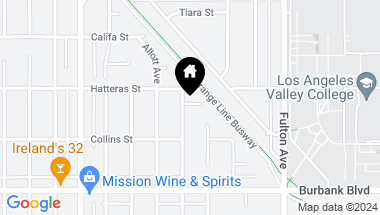 Map of 5738 Sunnyslope Avenue, Valley Glen CA, 91401