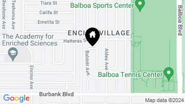 Map of 5764 Babbitt Avenue, Encino CA, 91316