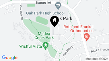 Map of 376 Medea Creek Lane, Oak Park CA, 91377
