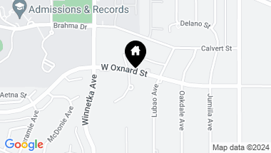 Map of 19980 Oxnard Street, Woodland Hills CA, 91367