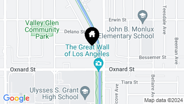 Map of 6040 Van Noord Avenue, Sherman Oaks CA, 91401