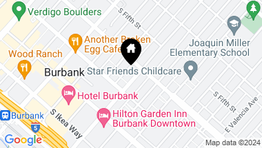Map of 351 E Verdugo Avenue # D, Burbank CA, 91502