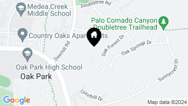 Map of 726 Oak Point DR, OAK PARK CA, 91377