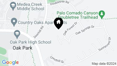 Map of 726 Oak Point Drive, Oak Park CA, 91377