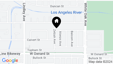Map of 6230 Zelzah Avenue, Encino CA, 91316